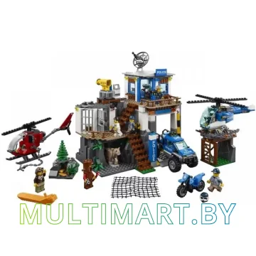 Конструктор Lepin 82071 Полицейский участок в горах картинка 2